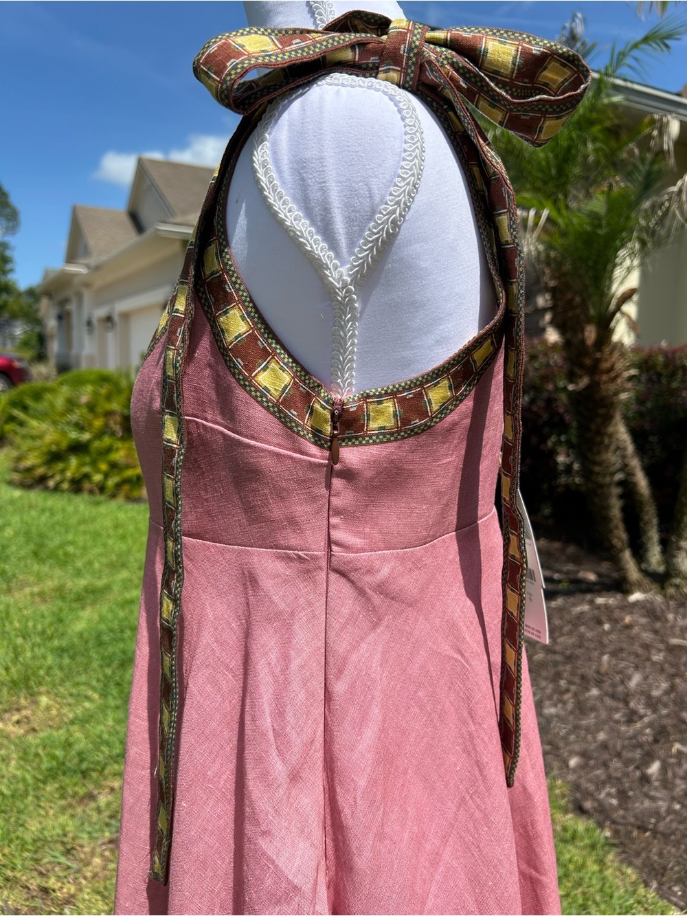NWT🌷Alemais Zuri Linen Ballet Midi Sundress - Picture 9 of 16